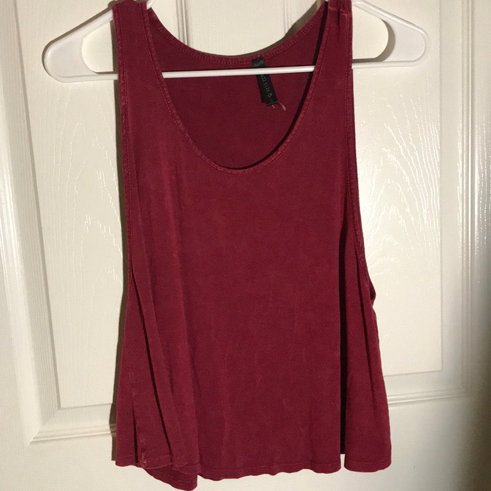Red long tank